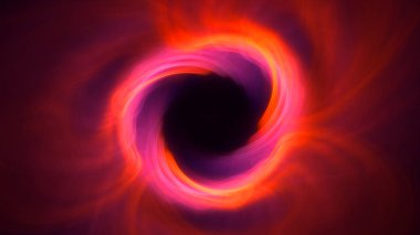 Soyut fraktal ışık arkaplanı 3 boyutlu oluşturuluyor