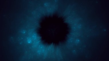 Soyut fraktal ışık arkaplanı 3 boyutlu oluşturuluyor