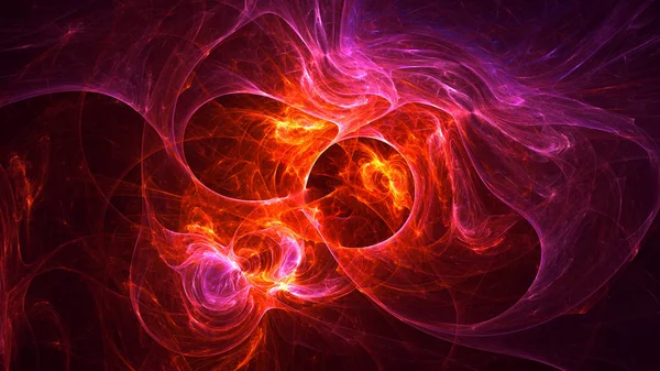 Representación Fondo Luz Fractal Abstracta — Foto de Stock