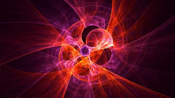 Representación Fondo Luz Fractal Abstracta — Foto de Stock