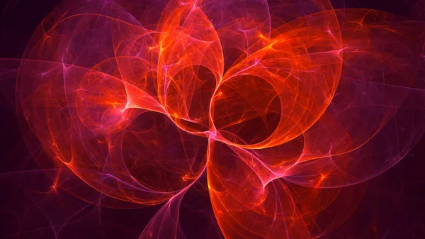 Representación Fondo Luz Fractal Abstracta — Foto de Stock