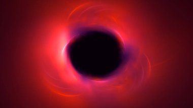 Soyut fraktal ışık arkaplanı 3 boyutlu oluşturuluyor