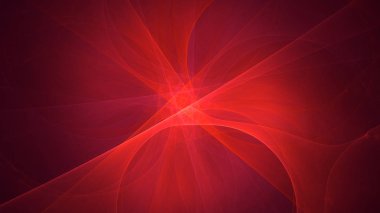 Soyut fraktal ışık arkaplanı 3 boyutlu oluşturuluyor