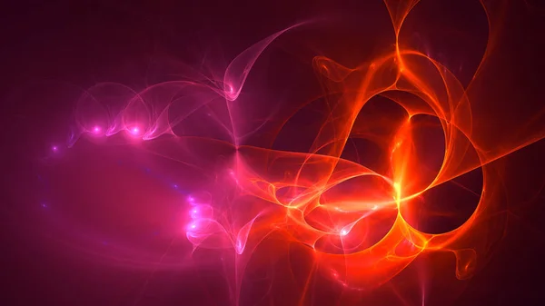 Representación Fondo Luz Fractal Abstracta — Foto de Stock