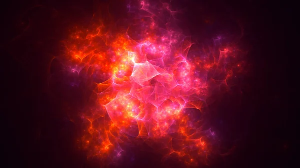 Representación Fondo Luz Fractal Abstracta — Foto de Stock