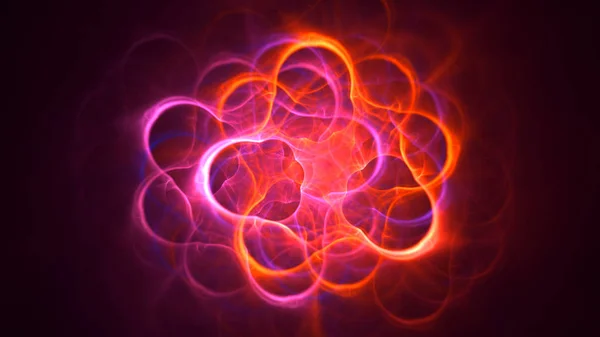 Rendering Abstract Fractal Light Background — Stock Photo, Image