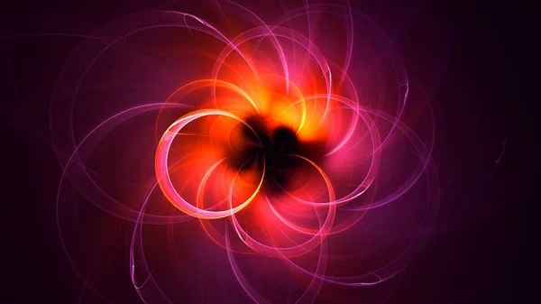 Rendering Abstract Fractal Light Background — Stock Photo, Image