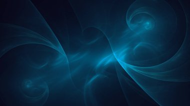 Soyut fraktal ışık arkaplanı 3 boyutlu oluşturuluyor