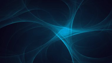 Soyut fraktal ışık arkaplanı 3 boyutlu oluşturuluyor