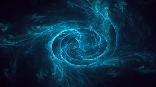 Soyut fraktal ışık arkaplanı 3 boyutlu oluşturuluyor