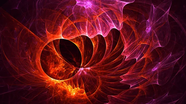 Representación Fondo Luz Fractal Abstracta — Foto de Stock