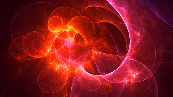 Representación Fondo Luz Fractal Abstracta — Foto de Stock