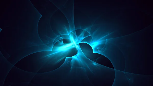 Representación Fondo Luz Fractal Abstracta — Foto de Stock