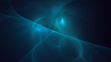 Soyut fraktal ışık arkaplanı 3 boyutlu oluşturuluyor