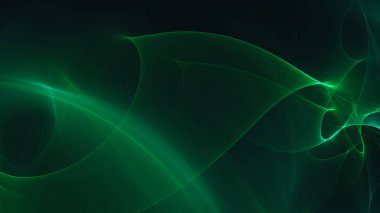 Soyut fraktal ışık arkaplanı 3 boyutlu oluşturuluyor