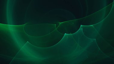 Soyut fraktal ışık arkaplanı 3 boyutlu oluşturuluyor