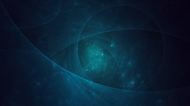 Soyut fraktal ışık arkaplanı 3 boyutlu oluşturuluyor