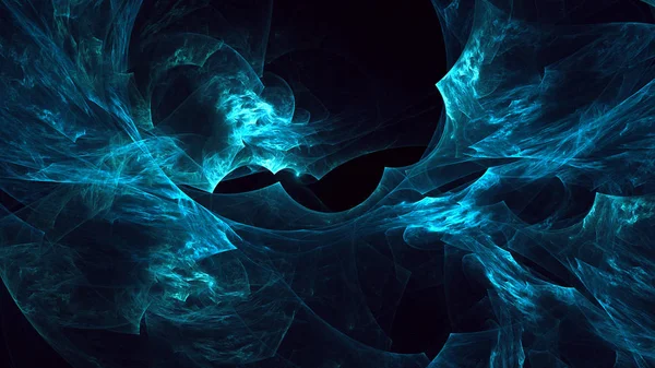 Soyut fraktal ışık arkaplanı 3 boyutlu oluşturuluyor