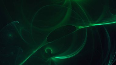 Soyut fraktal ışık arkaplanı 3 boyutlu oluşturuluyor