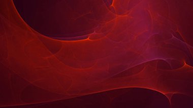 Soyut fraktal ışık arkaplanı 3 boyutlu oluşturuluyor