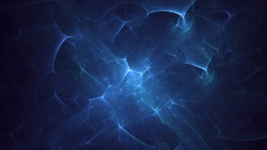 Soyut fraktal ışık arkaplanı 3 boyutlu oluşturuluyor