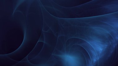 Soyut fraktal ışık arkaplanı 3 boyutlu oluşturuluyor