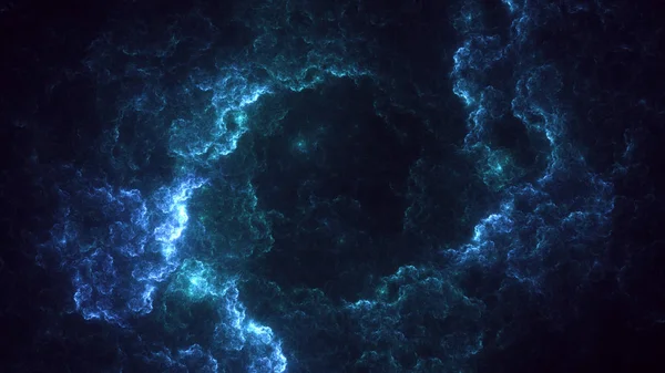 Soyut kırmızı fraktal ışık arkaplanı 3 boyutlu oluşturuluyor