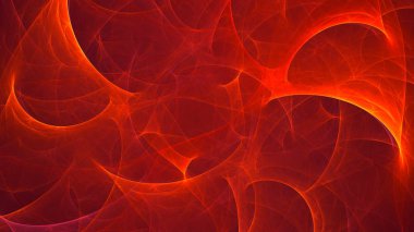 Soyut fraktal ışık arkaplanı 3 boyutlu oluşturuluyor