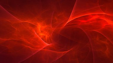 Soyut fraktal ışık arkaplanı 3 boyutlu oluşturuluyor