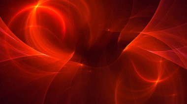 Soyut fraktal ışık arkaplanı 3 boyutlu oluşturuluyor