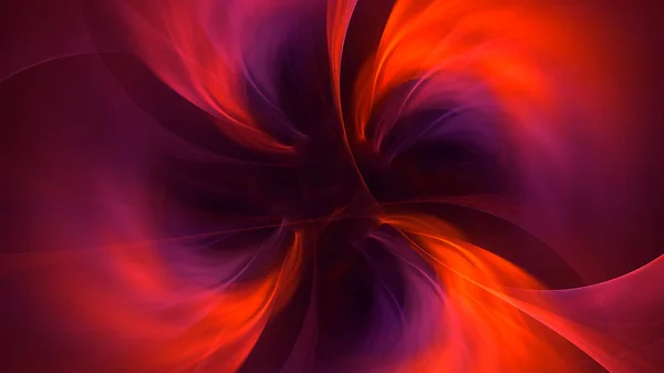 Rendering Abstract Red Fractal Light Background — Stock Photo, Image