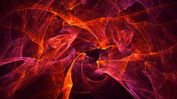 Representación Fondo Luz Fractal Abstracta — Foto de Stock