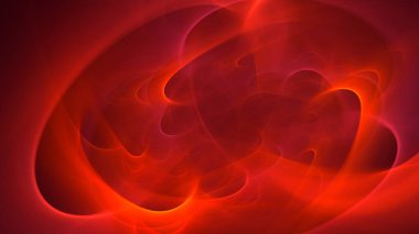 Soyut fraktal ışık arkaplanı 3 boyutlu oluşturuluyor