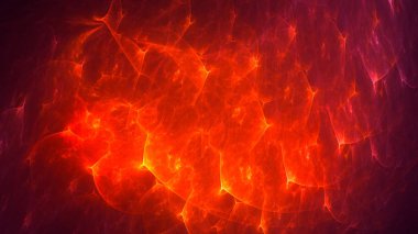 Soyut fraktal ışık arkaplanı 3 boyutlu oluşturuluyor