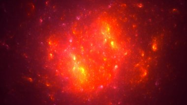 Soyut fraktal ışık arkaplanı 3 boyutlu oluşturuluyor