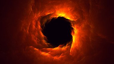 Soyut fraktal ışık arkaplanı 3 boyutlu oluşturuluyor