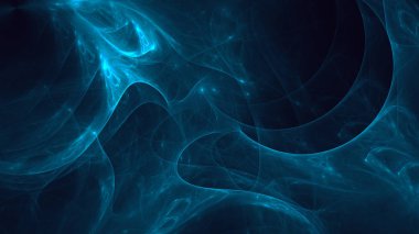 Soyut fraktal ışık arkaplanı 3 boyutlu oluşturuluyor