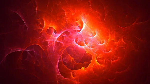 Rendering Abstract Fractal Light Background — Stock Photo, Image