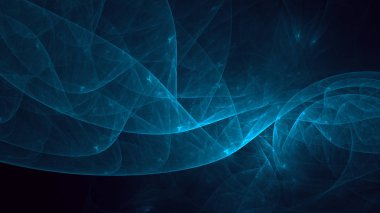 Soyut fraktal ışık arkaplanı 3 boyutlu oluşturuluyor