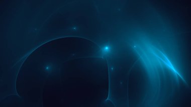 Soyut fraktal ışık arkaplanı 3 boyutlu oluşturuluyor