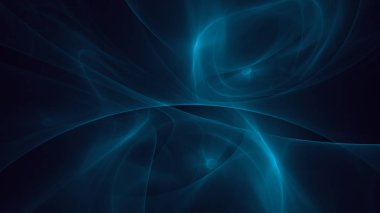 Soyut fraktal ışık arkaplanı 3 boyutlu oluşturuluyor