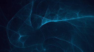 Soyut fraktal ışık arkaplanı 3 boyutlu oluşturuluyor