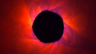 Soyut fraktal ışık arkaplanı 3 boyutlu oluşturuluyor