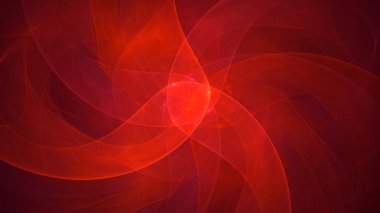 Soyut fraktal ışık arkaplanı 3 boyutlu oluşturuluyor