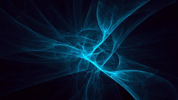 Soyut fraktal ışık arkaplanı 3 boyutlu oluşturuluyor