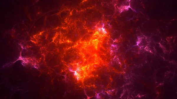 Soyut fraktal ışık arkaplanı 3 boyutlu oluşturuluyor