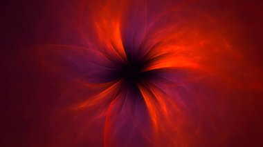 Soyut fraktal ışık arkaplanı 3 boyutlu oluşturuluyor