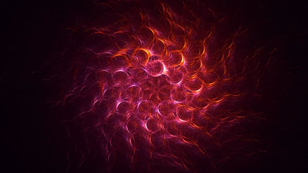 Representación Fondo Luz Fractal Abstracta — Foto de Stock