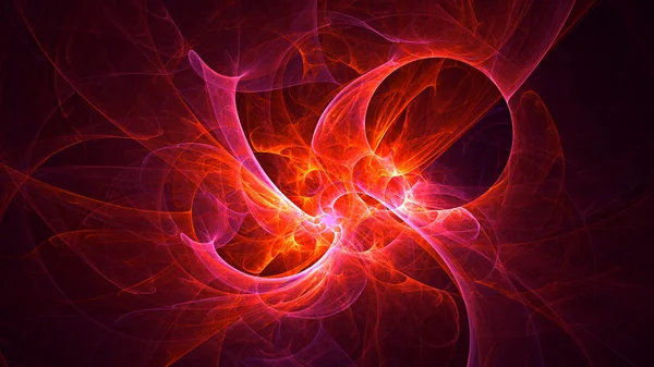 Representación Fondo Luz Fractal Abstracta — Foto de Stock