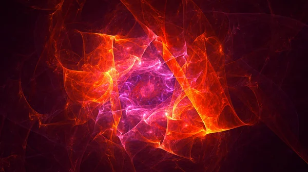 Representación Fondo Luz Fractal Abstracta — Foto de Stock